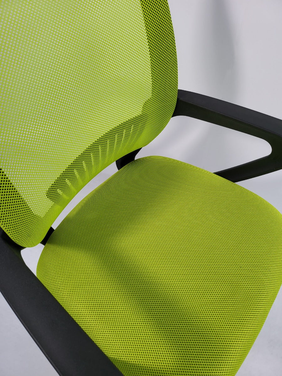 Stylish Green Mesh Medium Back Office Chair - FD07